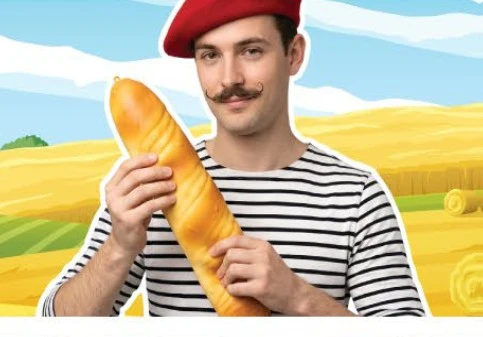 Jumbo Squeeze Baguette 37cm CDU