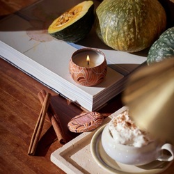 Voluspa Duftlys - Spiced Pumpkin Latte 113g, 25t ikke relevant - Voluspa