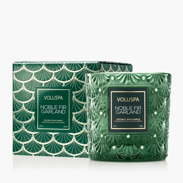 Voluspa Duftlys - Noble Fir Garland 340g, 60t