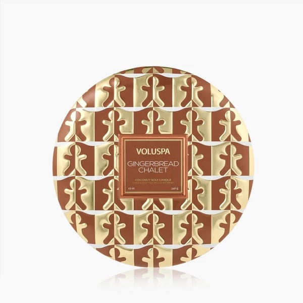 Voluspa Duftlys - Gingerbread Chalet 340g, 40t