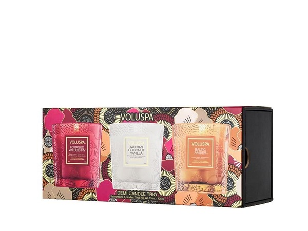 Voluspa Gavesett Trio Demi Candle