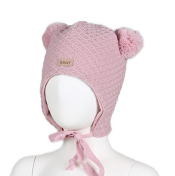 Kivat Knytelue ull 374L-16 rosa med kivat logo - Baby Babylue rosa - Kivat