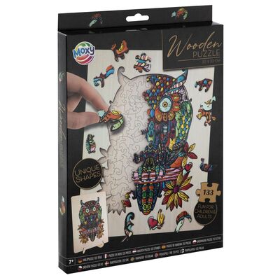 Puslespill GRAFIX ugle 133 biter Ugle - Trepuslespill