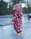 KATTNAKKEN VINTERPARKDRESS SNØ Burgunder - Kattnakken