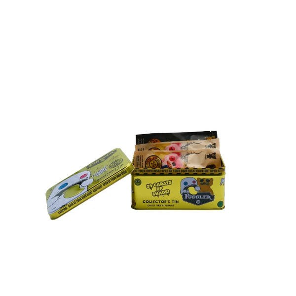FUGGLER GOLD EDITION KEYCHAIN - GOLDEN TIN BOX S3 