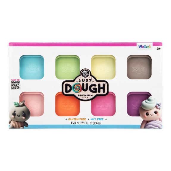 Just Dough, pastellfarget modellervoks, 8 stk, 568 g