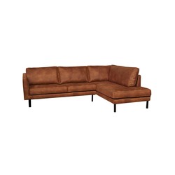 Perugia lounge sofa Mercey skinn right Cognac - Trend Collection
