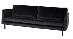 Perugia sofa 3-seter Seven velvet Onyx - Trend Collection