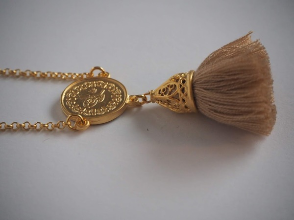 Gold Tassel Necklace