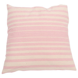Putetrekk 60x60 cm rosa striper - Mille Moi